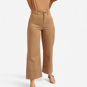 Wide leg crop Chino